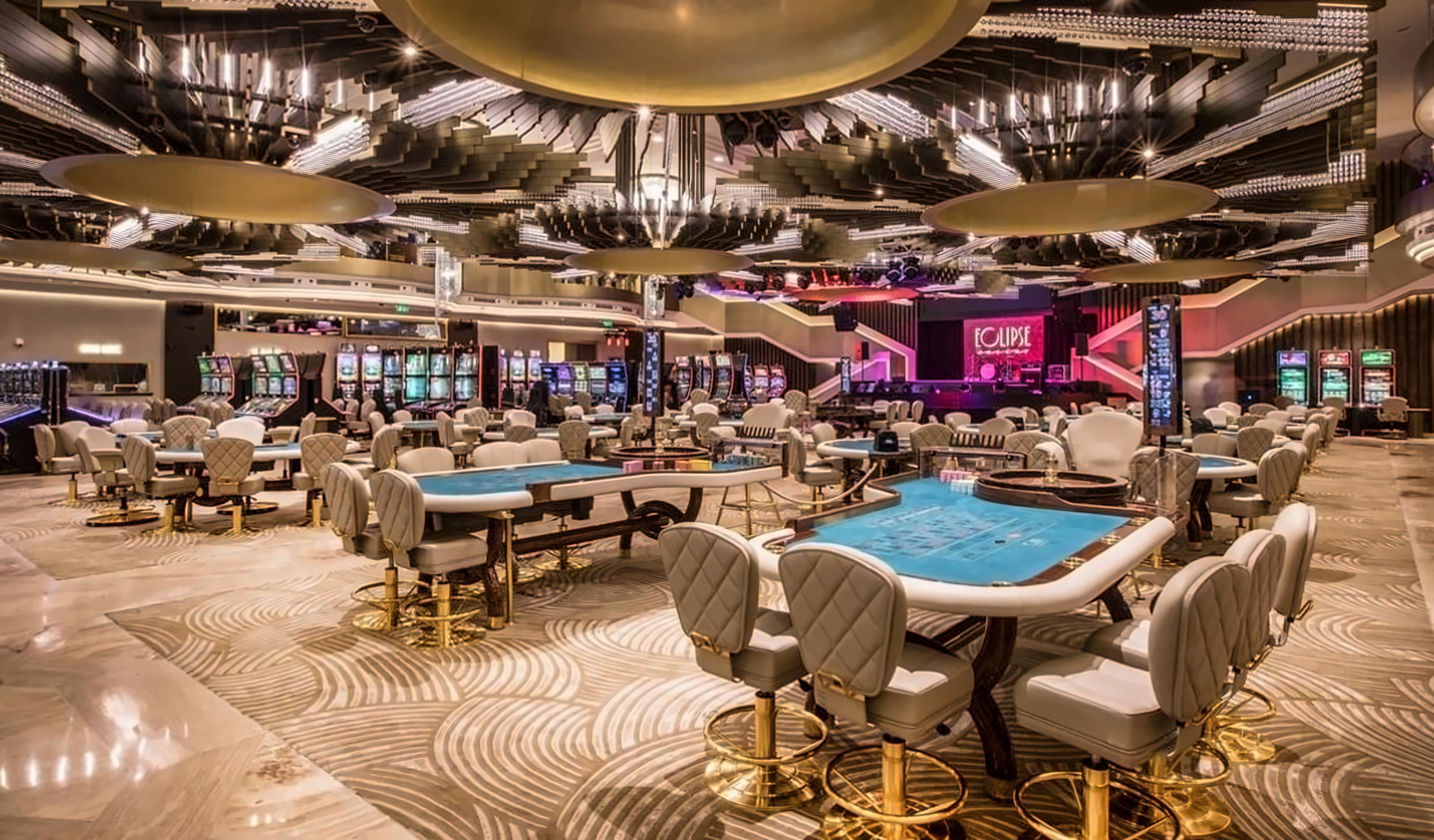 Casino-geïnspireerde lounge